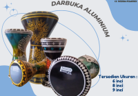 Darbuka Aluminium Dengan Suara Metalik yang Memikat