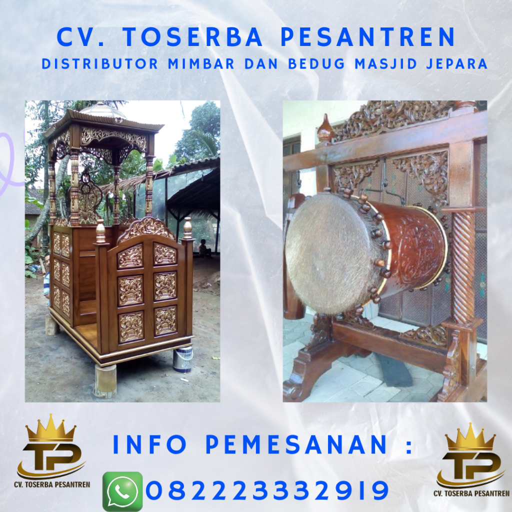 Call 0822-2333-2919(Tsel) Pengerajin Mimbar Masjid Ukir Jepara Berkualitas Kabupaten Karimun 