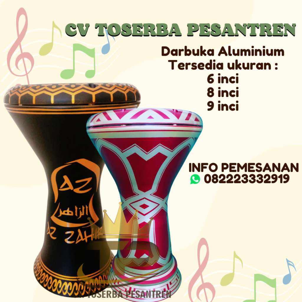 Call 0822-2333-2919(Tsel) Produsen Darbuka aluminium Kota Baubau Kualitas Premium 