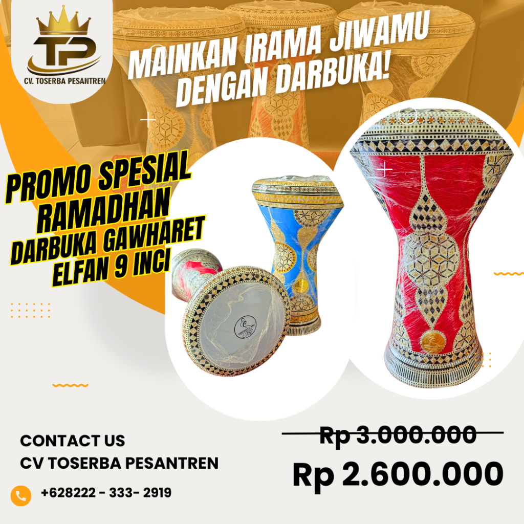 Mainkan Irama Jiwamu Dengan Darbuka Gawharet